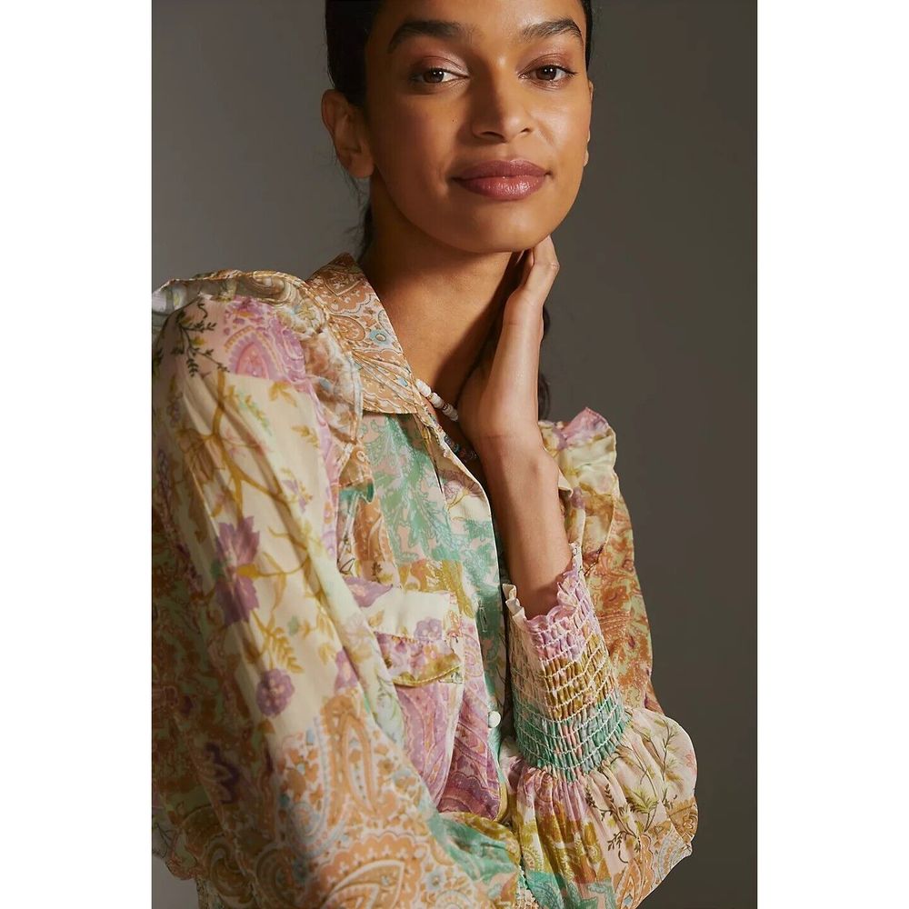 Anthropologie MISA V-Neck Buttonfront Maxi Dress $478 - Picture 2 of 7